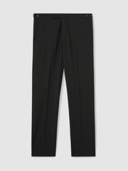 Slim-Fit Wool-Blend Suit Trousers Black | Men