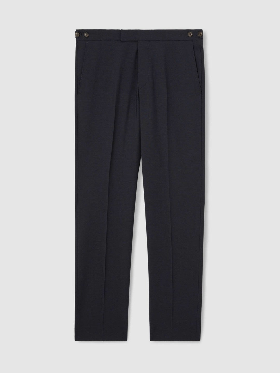 Slim-Fit Wool-Blend Suit Trousers Navy | Men