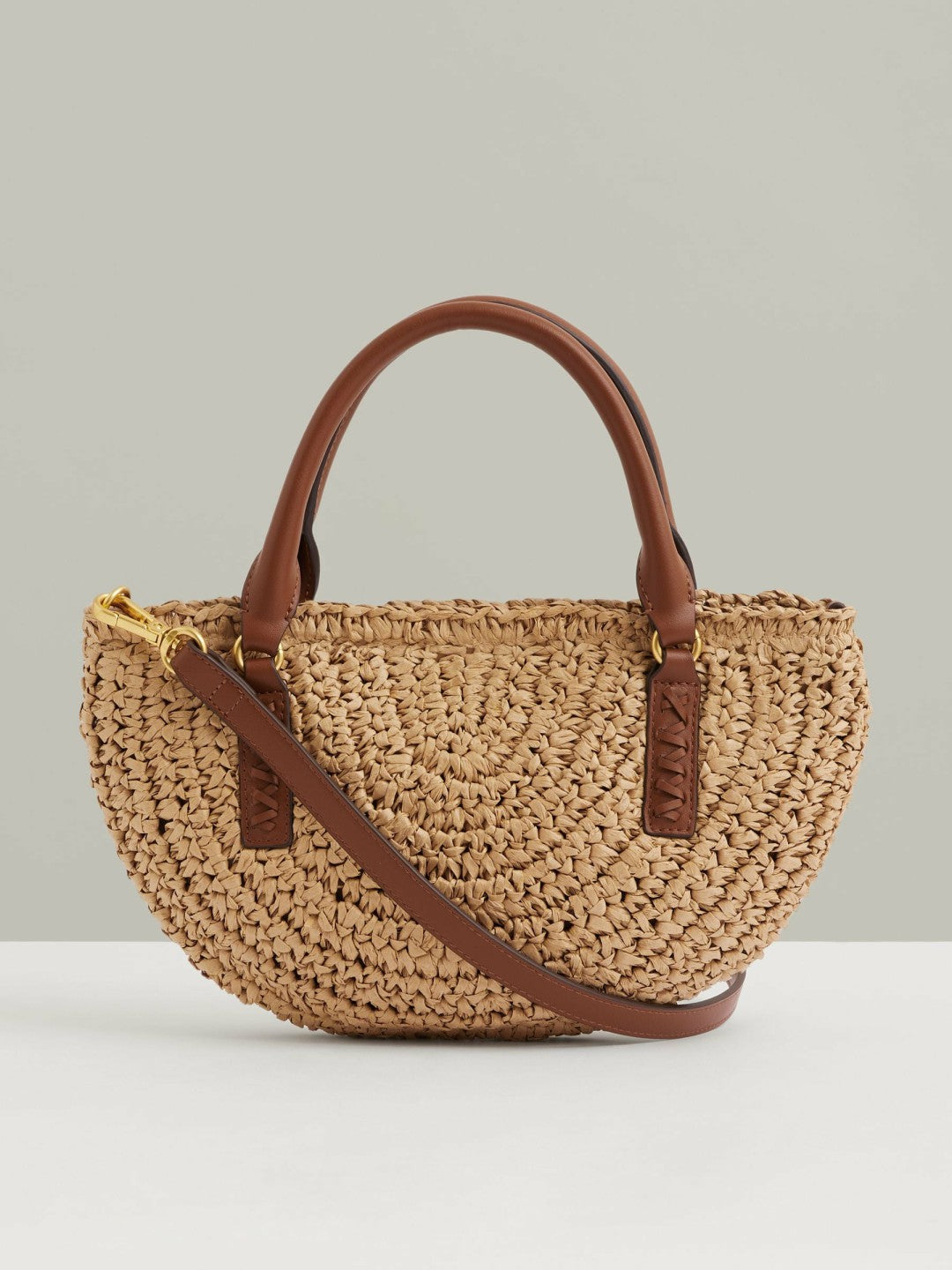 Raffia Woven Cross-body Bag Natural | Women