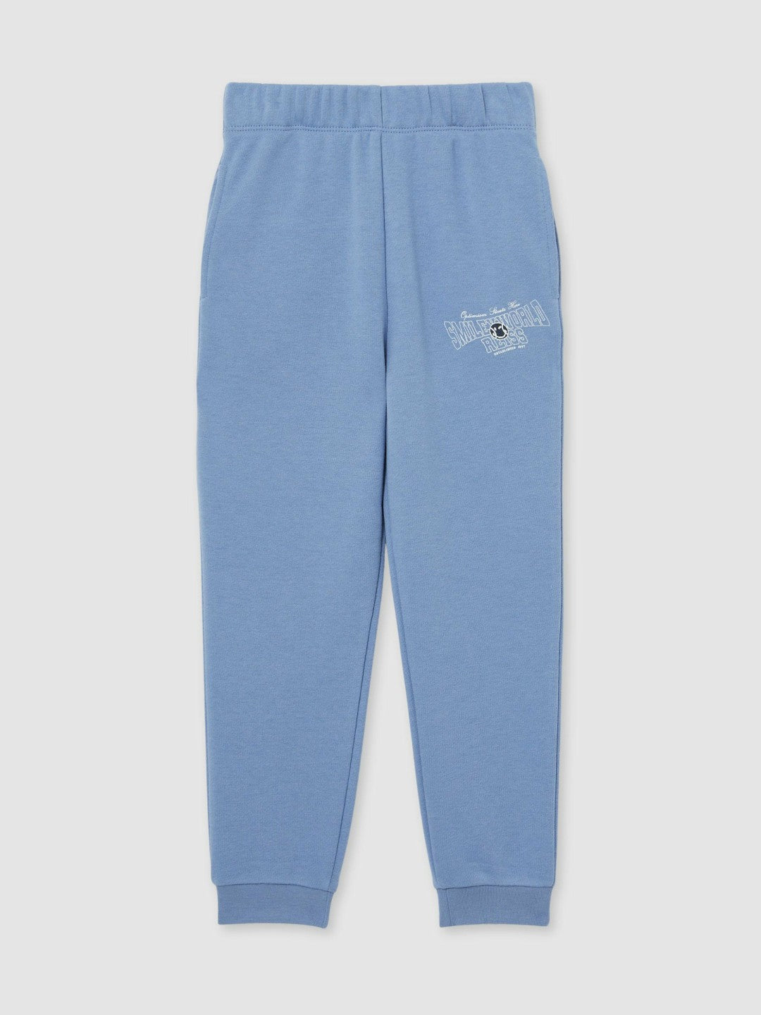 13-14 yrs SmileyWorld Cuffed Joggers Unisex Fit Blue | Children & Baby