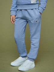 9-13 yrs SmileyWorld Cuffed Joggers Unisex Fit Blue | Children & Baby