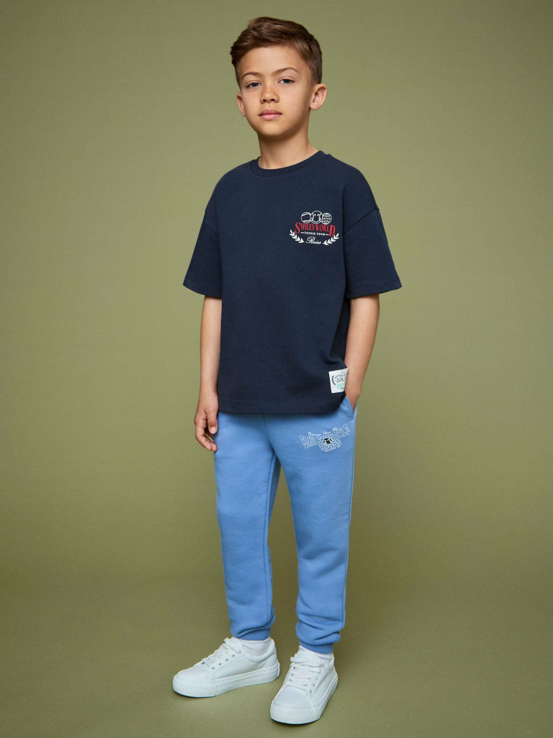 3-9 yrs SmileyWorld Oversize T-Shirt Navy | Children & Baby