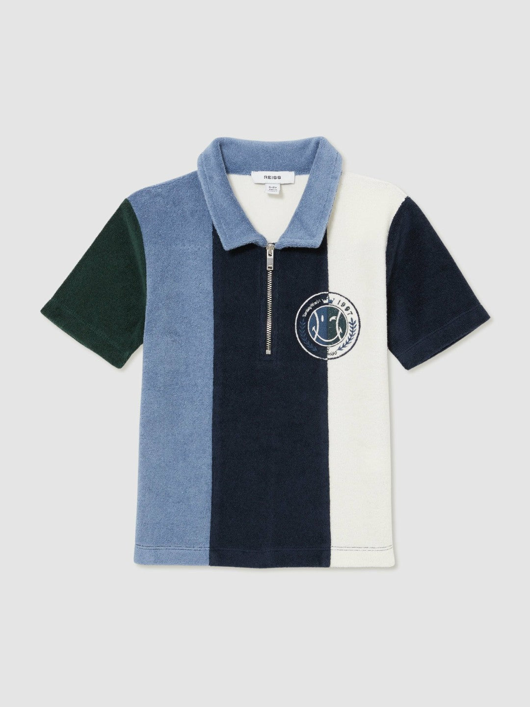 3-9 yrs SmileyWorld Towel Polo Shirt Blue | Children & Baby