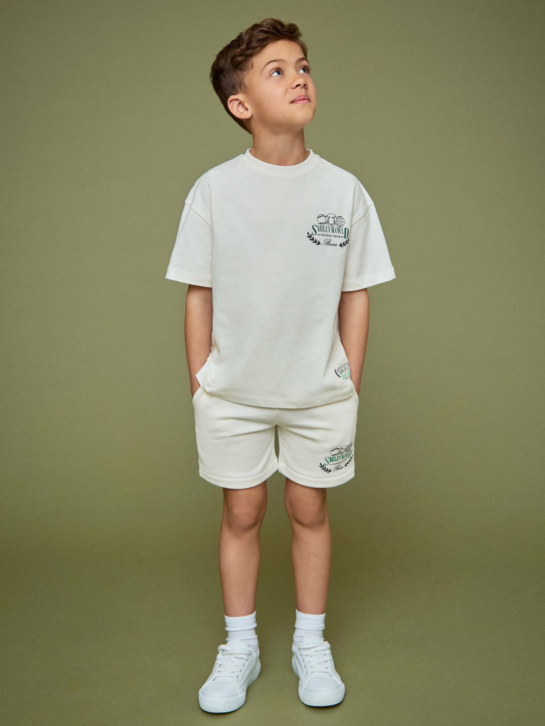 3-9 yrs SmileyWorld Oversize T-Shirt White | Children & Baby