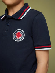9-13 yrs SmileyWorld Piqué Polo Shirt Navy | Children & Baby