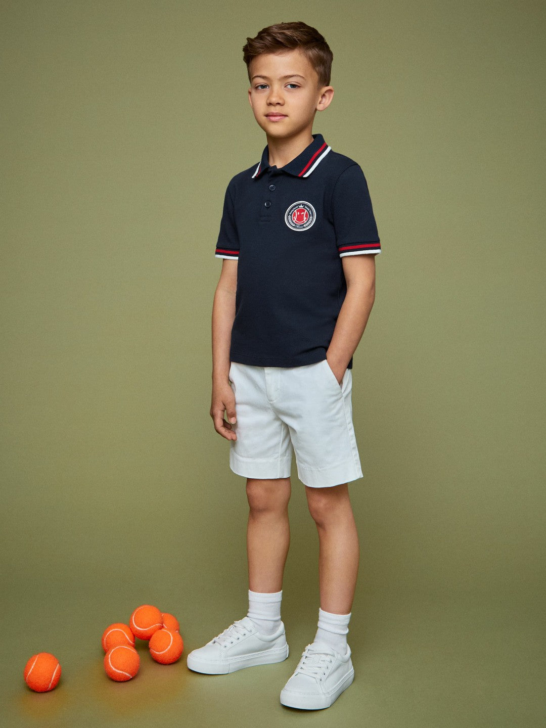9-13 yrs SmileyWorld Piqué Polo Shirt Navy | Children & Baby