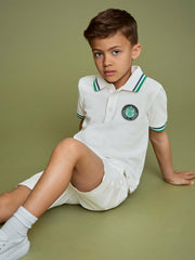 9-13 yrs SmileyWorld Piqué Polo Shirt White | Children & Baby
