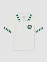 9-13 yrs SmileyWorld Piqué Polo Shirt White | Children & Baby