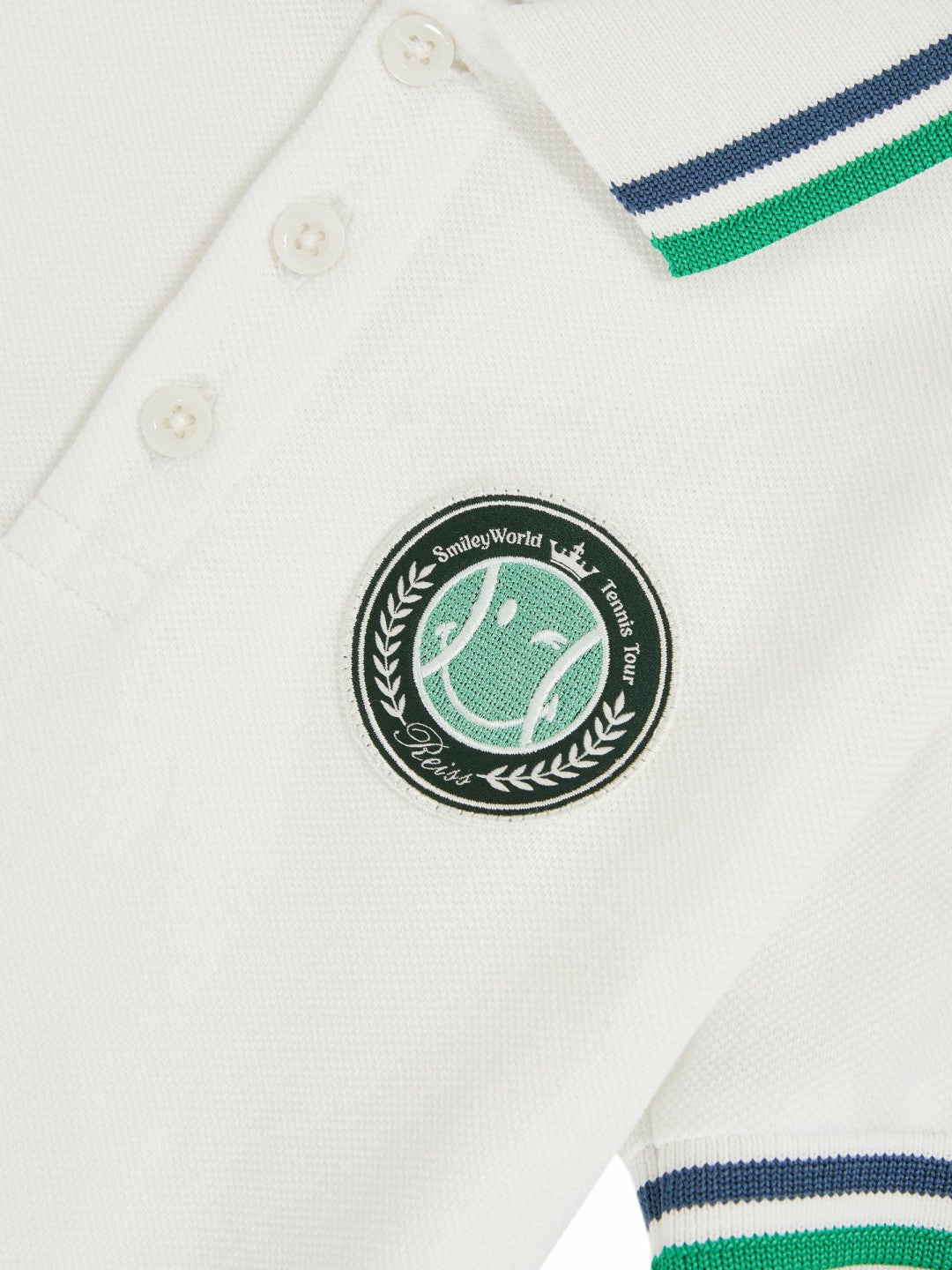 9-13 yrs SmileyWorld Piqué Polo Shirt White | Children & Baby