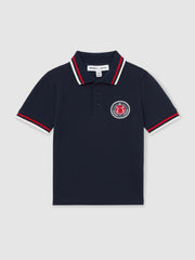 3-9 yrs SmileyWorld Piqué Polo Shirt Navy | Children & Baby