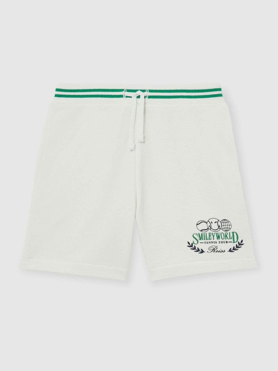 9-13 yrs SmileyWorld Drawstring Shorts Unisex Fit White | Children & Baby
