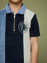 13-14 yrs SmileyWorld Towel Polo Shirt Blue | Children & Baby