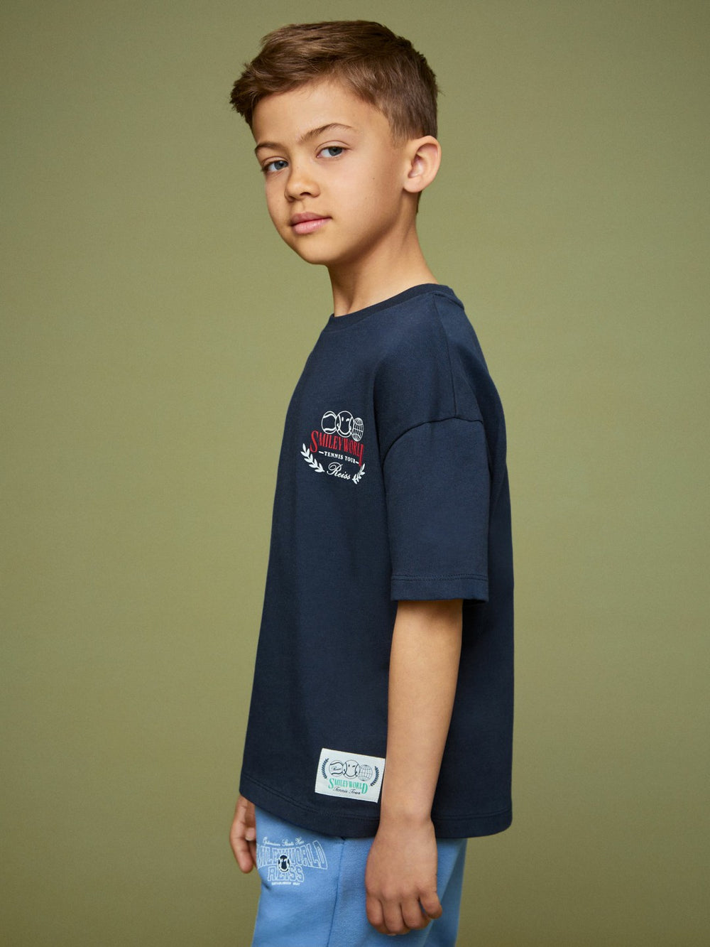 13-14 yrs SmileyWorld Oversize T-Shirt Navy | Children & Baby