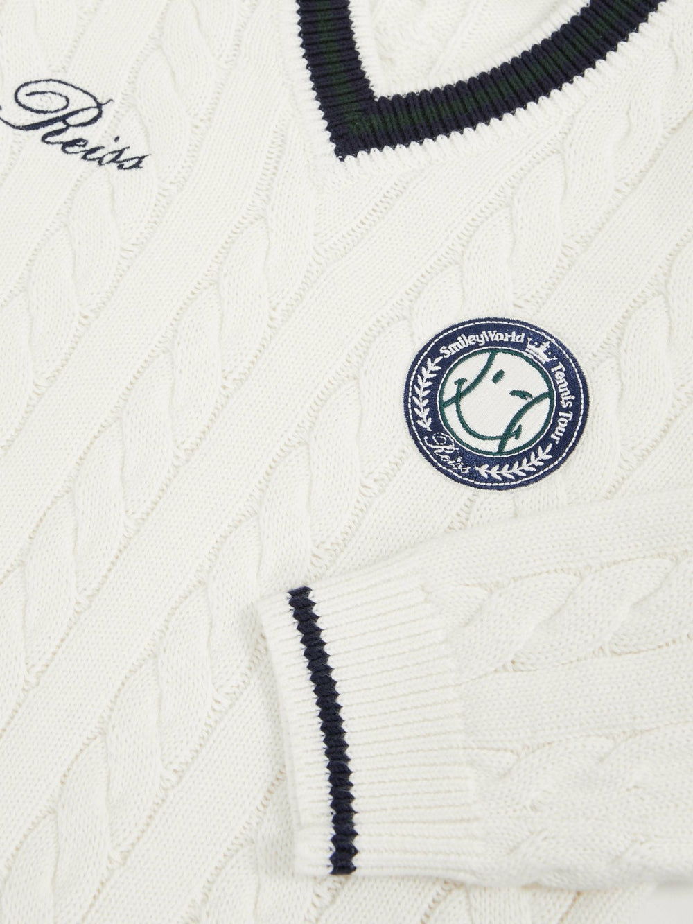 3-9 yrs SmileyWorld Cable-Knit Jumper Unisex Fit Off White | Children & Baby