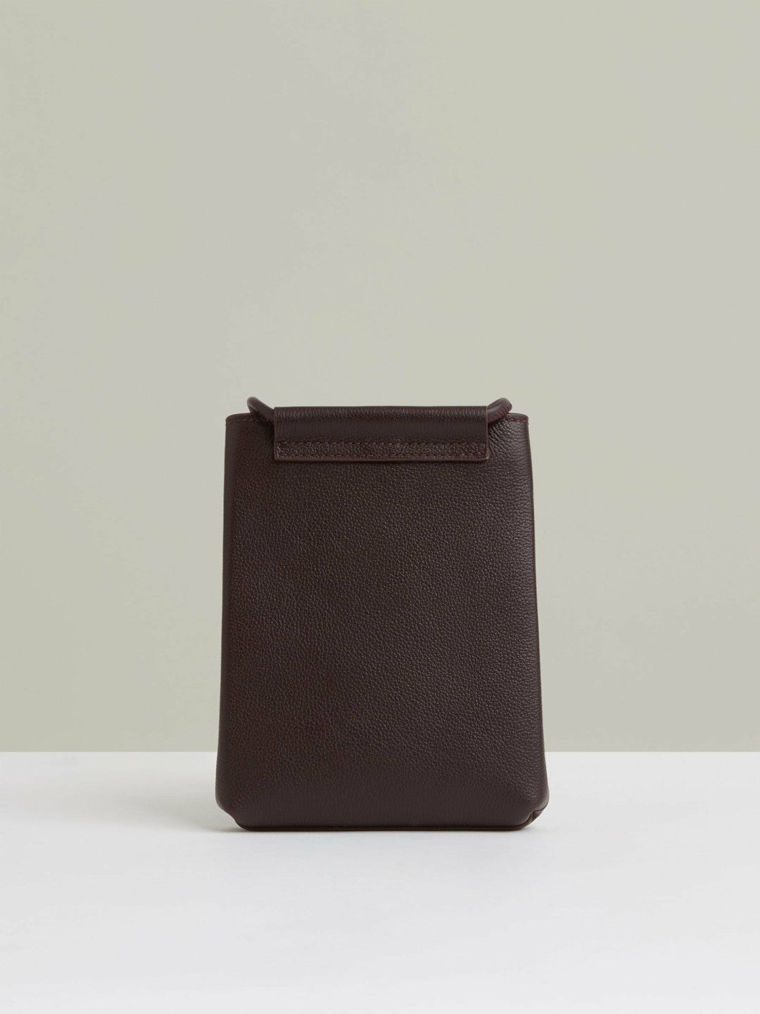 Leather Phone Holder Oxblood | Women