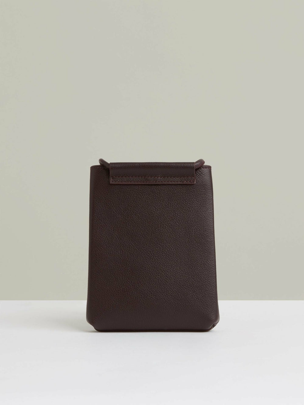 Leather Phone Holder Oxblood | Women