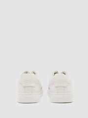 Bonded-Leather Low-Top Trainers White | Men