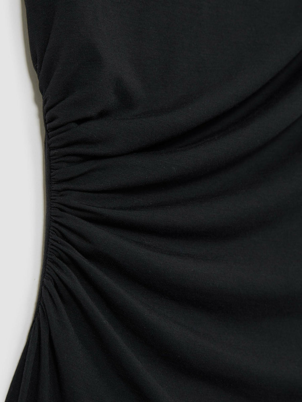 Stretch-Modal Ruched Vest Black | Women