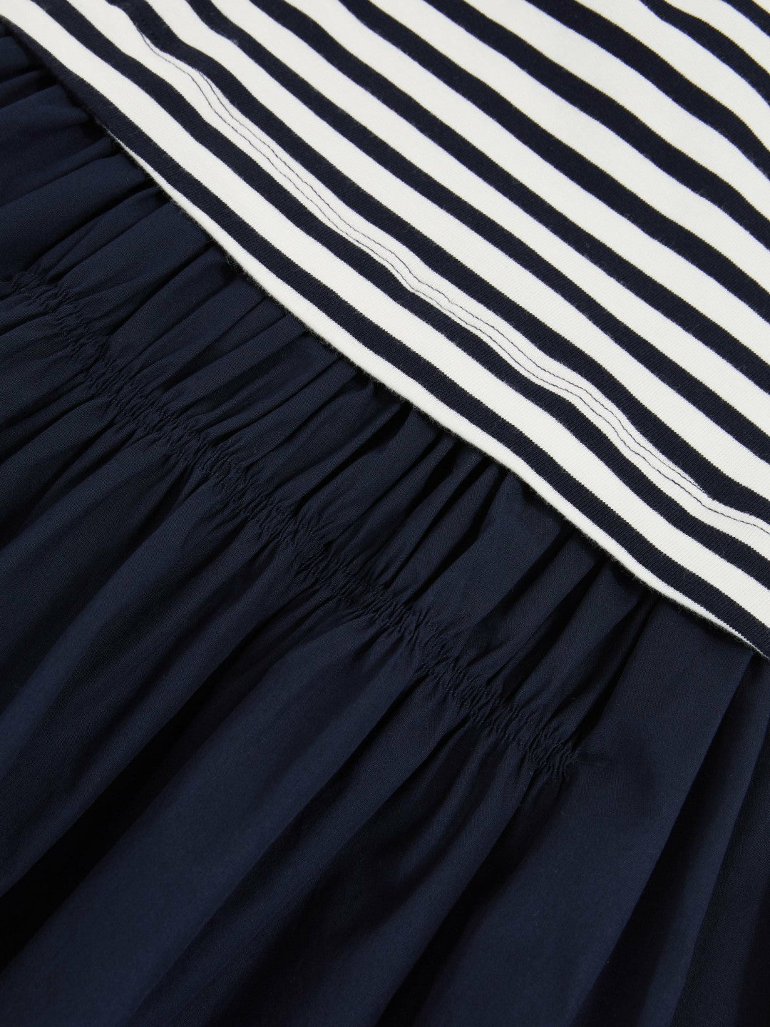 3-9 yrs Cotton Layered Sleeveless Midi Dress Navy | Children & Baby