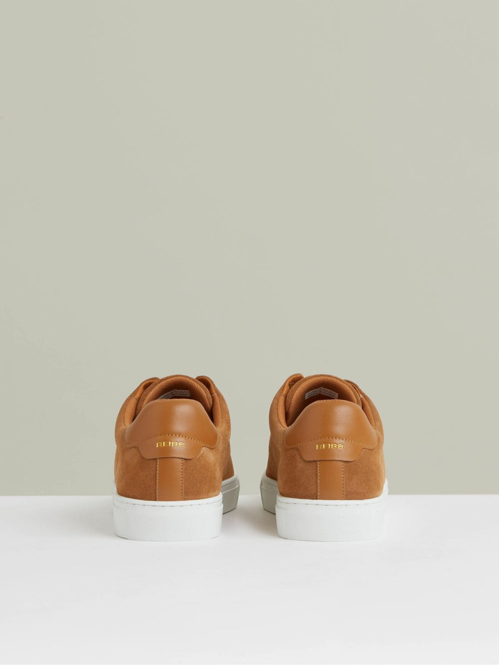 Suede Slip-On Elasticated Trainers Tan Brown | Men