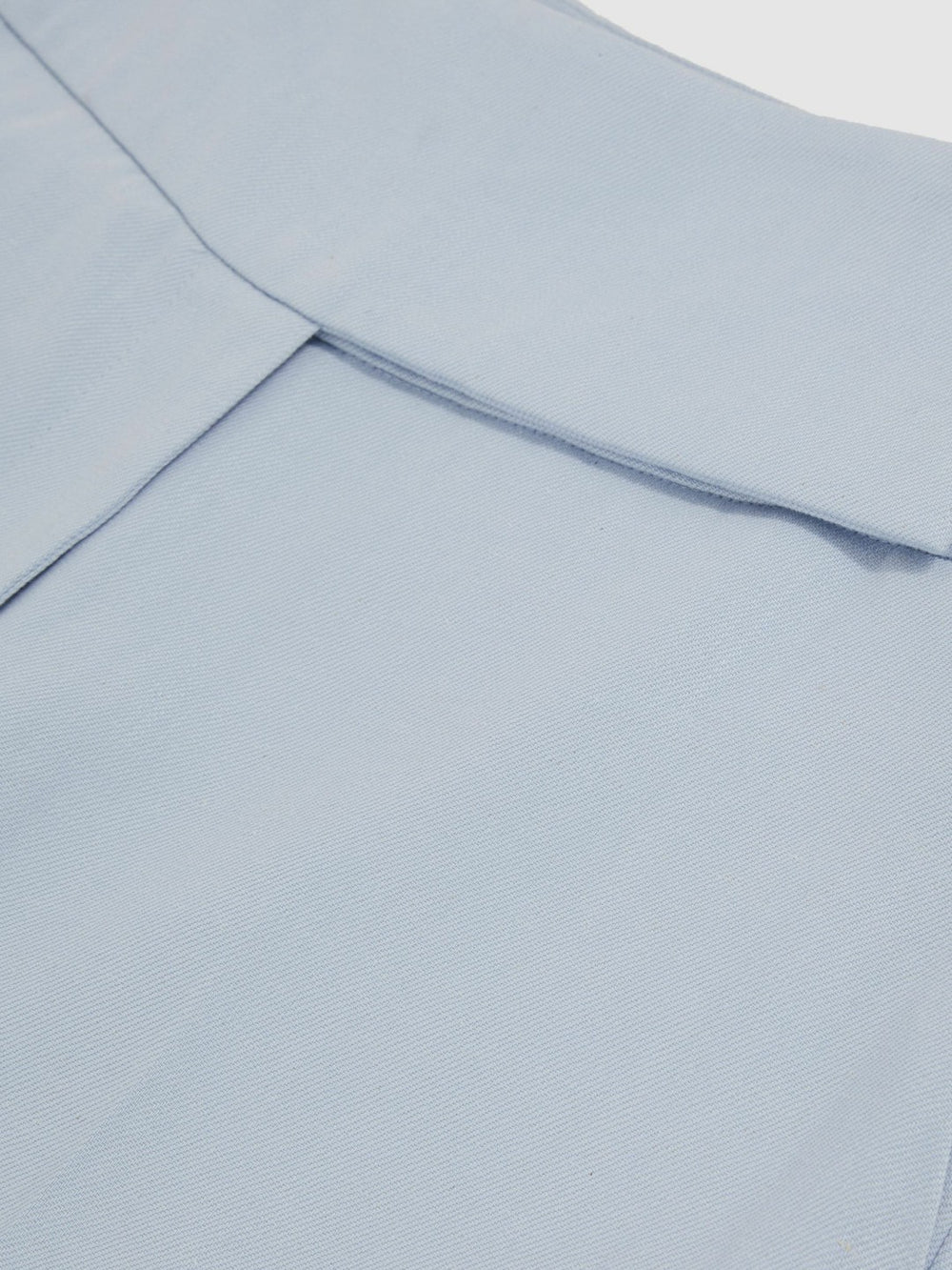 Lyocell-Linen Wide-Leg Trousers Blue | Women