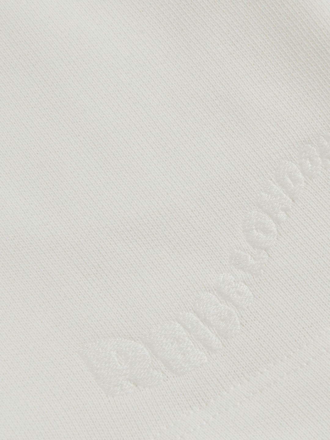 9-13 yrs Cotton Brand-Embroidered Shorts Off White | Children & Baby