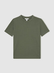 3-9 yrs Crew Neck T-Shirt Dark Sage | Children & Baby