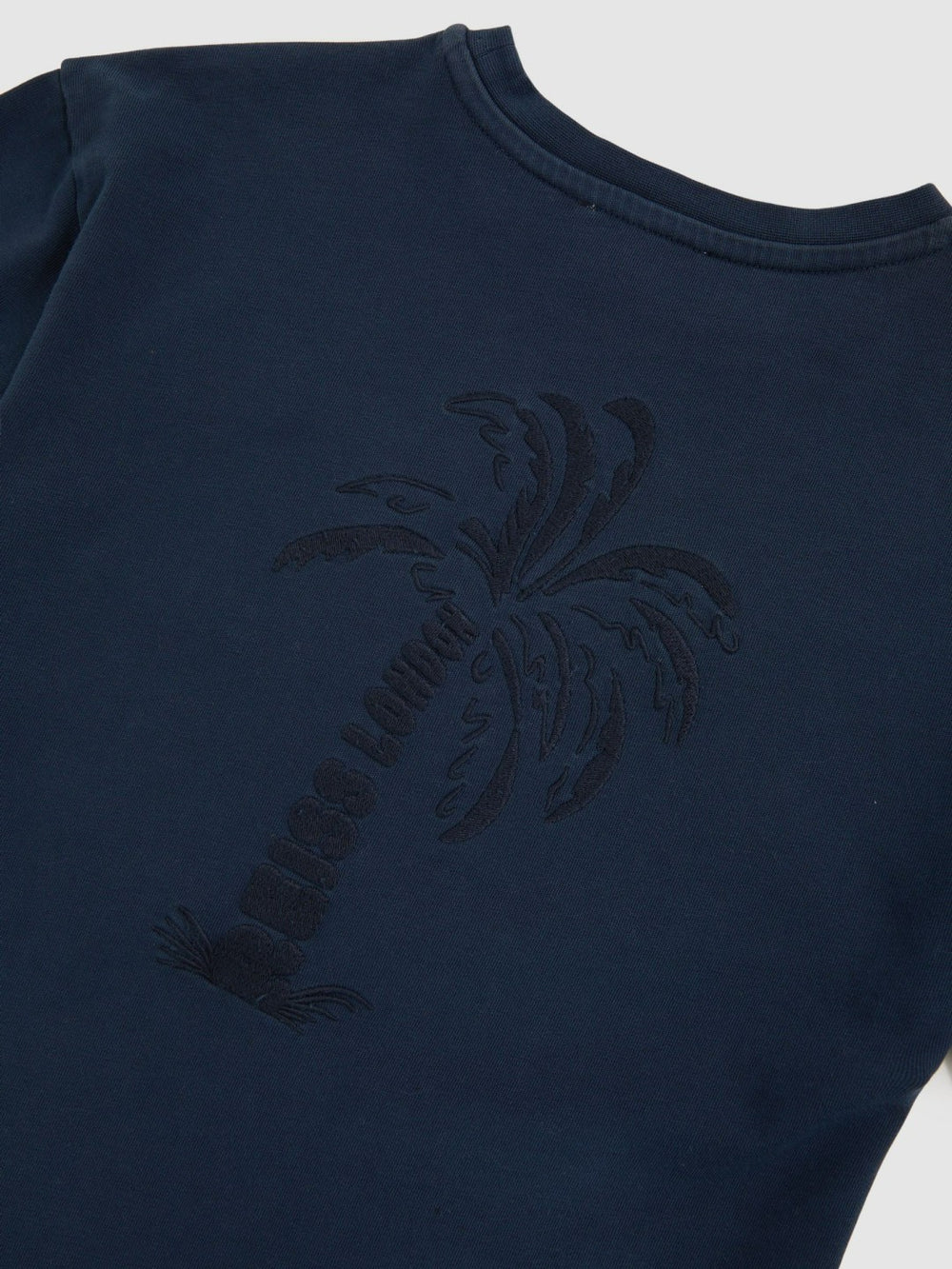 3-9 yrs Cotton Palm-Embroidery Oversize T-Shirt Washed Navy | Children & Baby