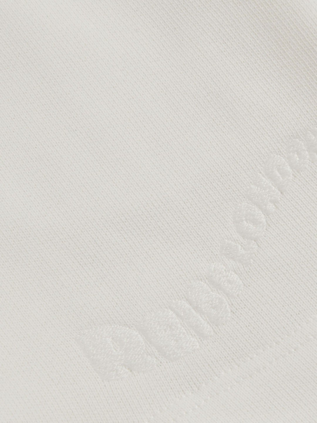 13-14 yrs Cotton Brand-Embroidered Shorts Off White | Children & Baby