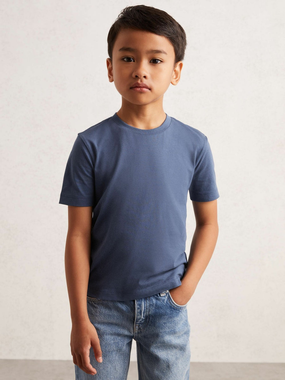 9-13 yrs Crew Neck T-Shirt Ocean Blue | Children & Baby