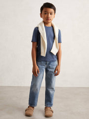 9-13 yrs Crew Neck T-Shirt Ocean Blue | Children & Baby
