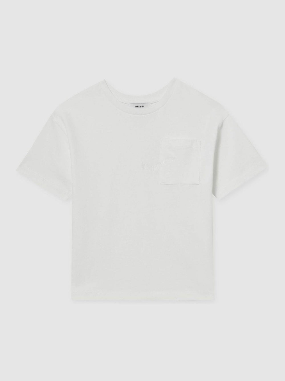 9-13 yrs Cotton Palm-Embroidery Oversize T-Shirt Off White | Children & Baby