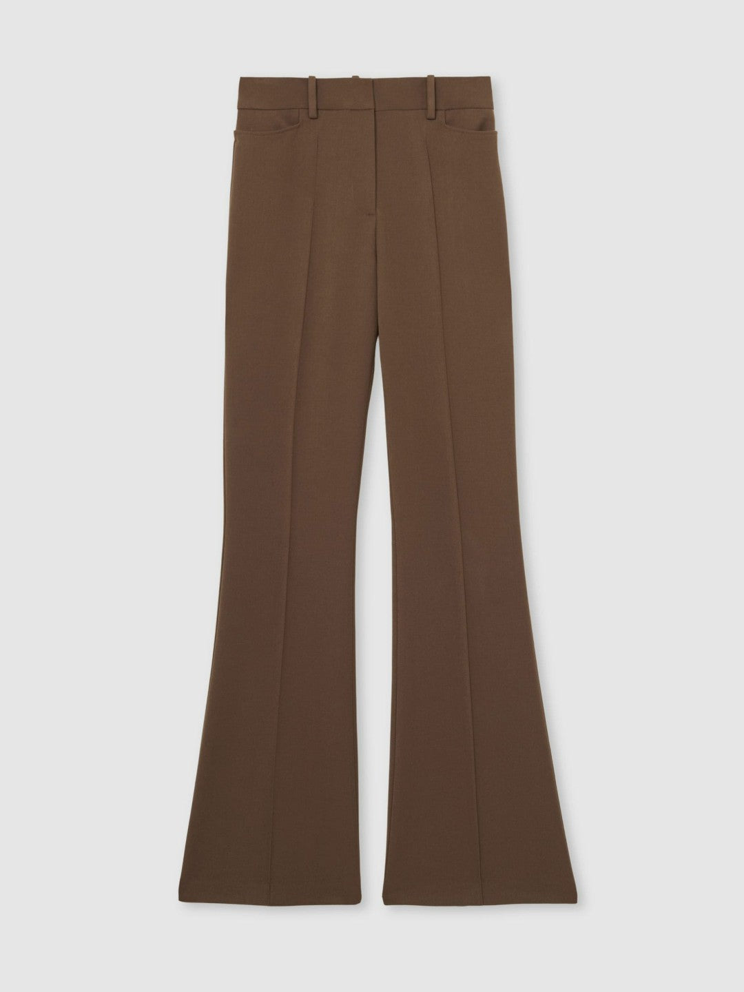 Petite Flared Suit Trousers Mink Neutral | Women