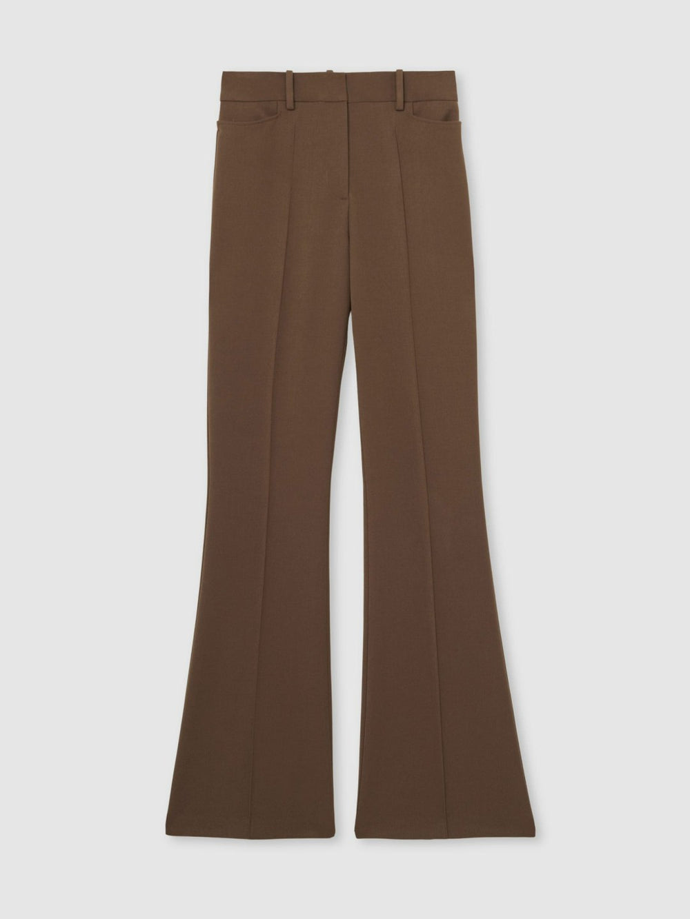 Petite Flared Suit Trousers Mink Neutral | Women