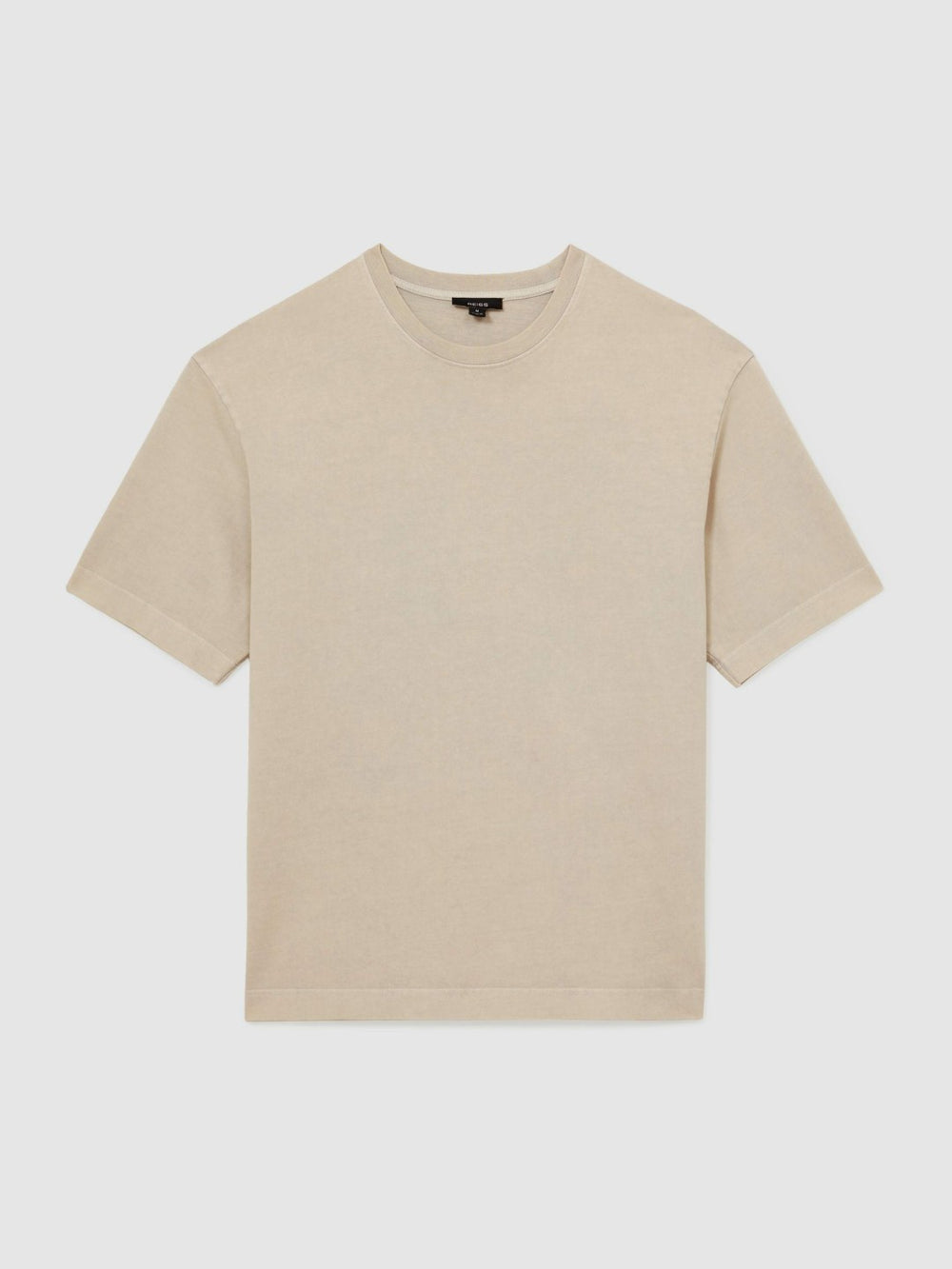 Cotton Garment-Dyed Oversize T-Shirt Oatmeal | Men