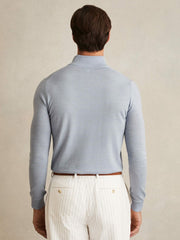 Merino Wool Half-Zip Jumper  | Men