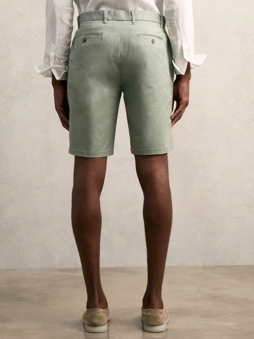 Short Length Casual Chino Shorts Pistachio | Men