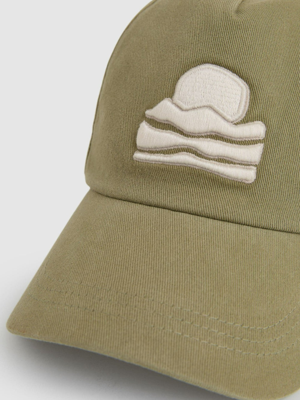 Sunset-Embroidered Cap Washed Sage | Men
