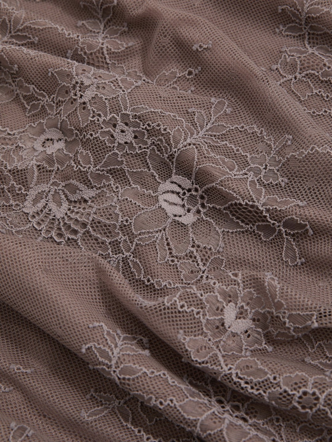 Lace Pencil Skirt Taupe Brown | Women
