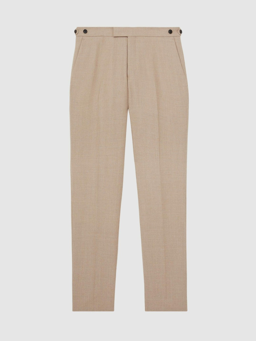 Wool-Blend Slim-Fit Suit Trousers Oatmeal Brown | Men