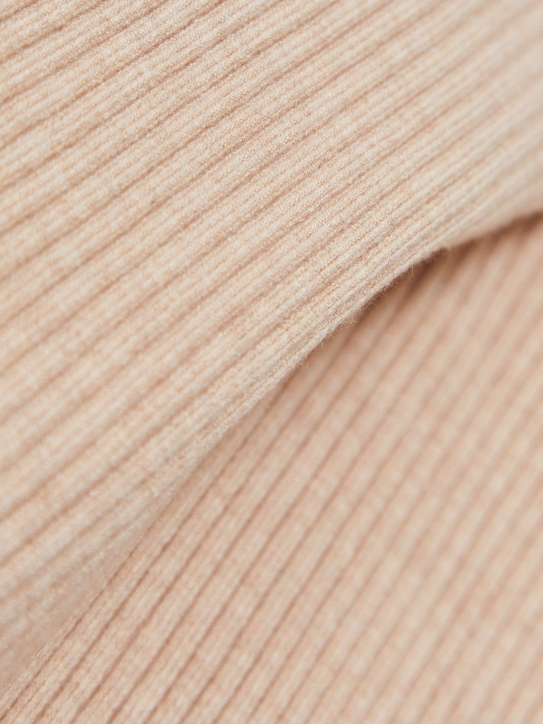 Asymmetric Draped Knitted Jumper Oatmeal Neutral | Women