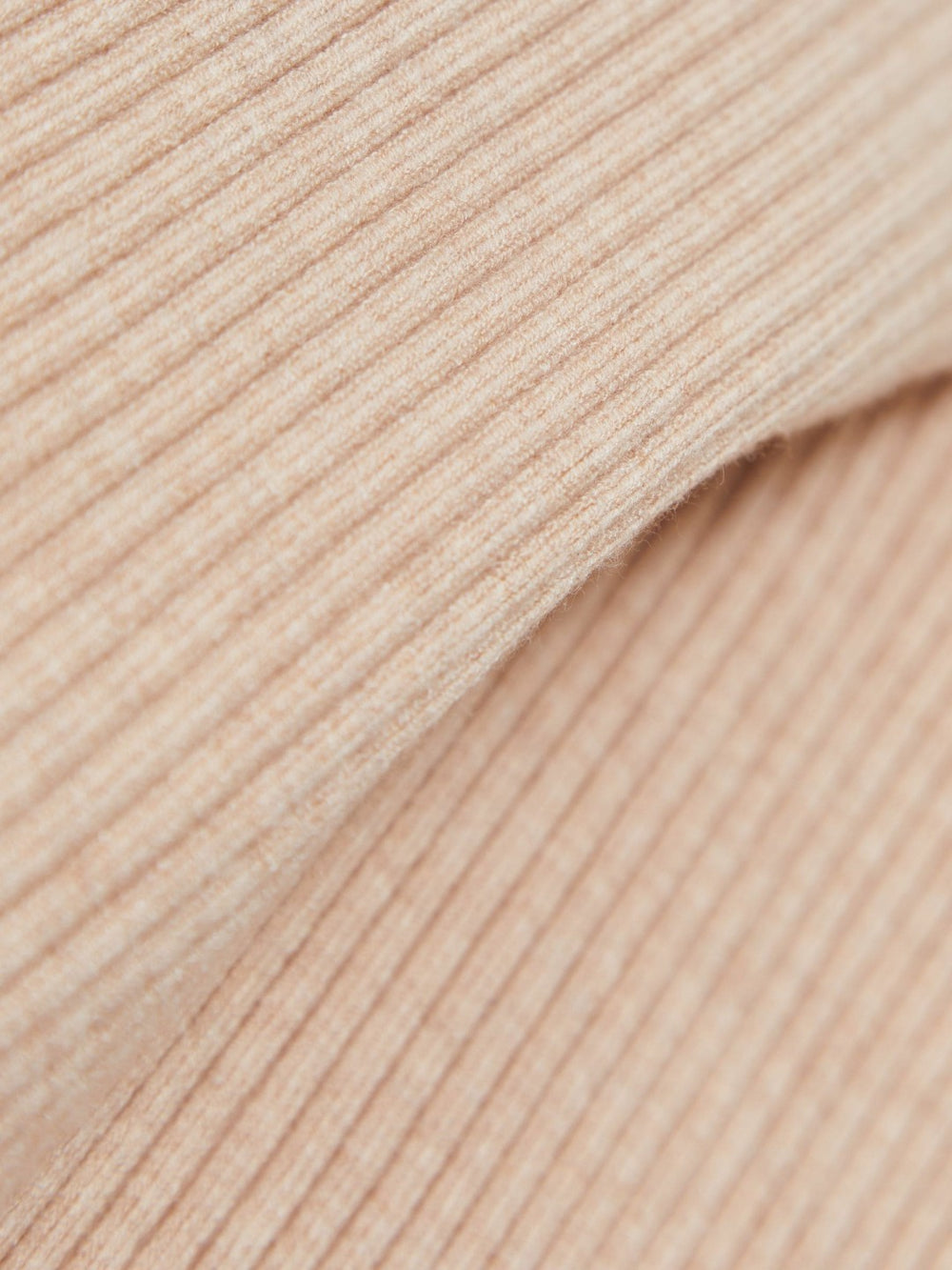 Asymmetric Draped Knitted Jumper Oatmeal Neutral | Women