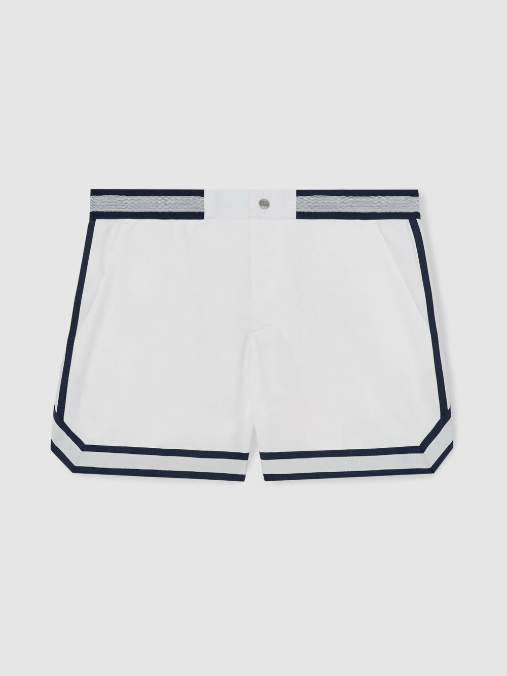 | Ché Stripe-Trim Swim Shorts White | Men