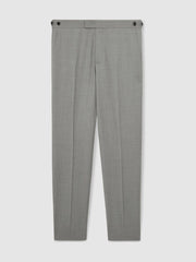 Slim-Fit Wool Suit Trousers Mid Grey | Men