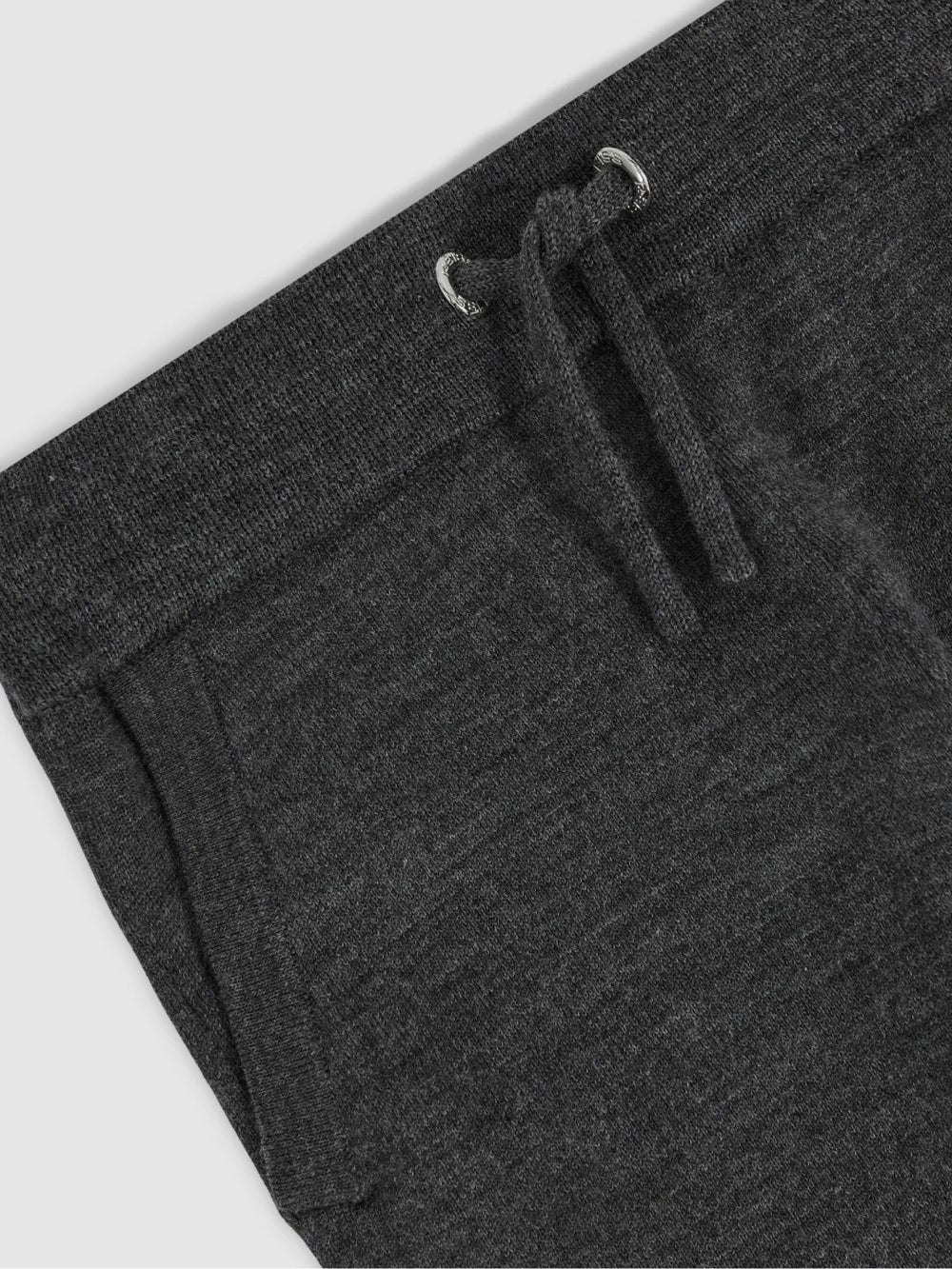 3-9 yrs Merino Wool Cuffed Joggers Derby Grey Melange | Children & Baby