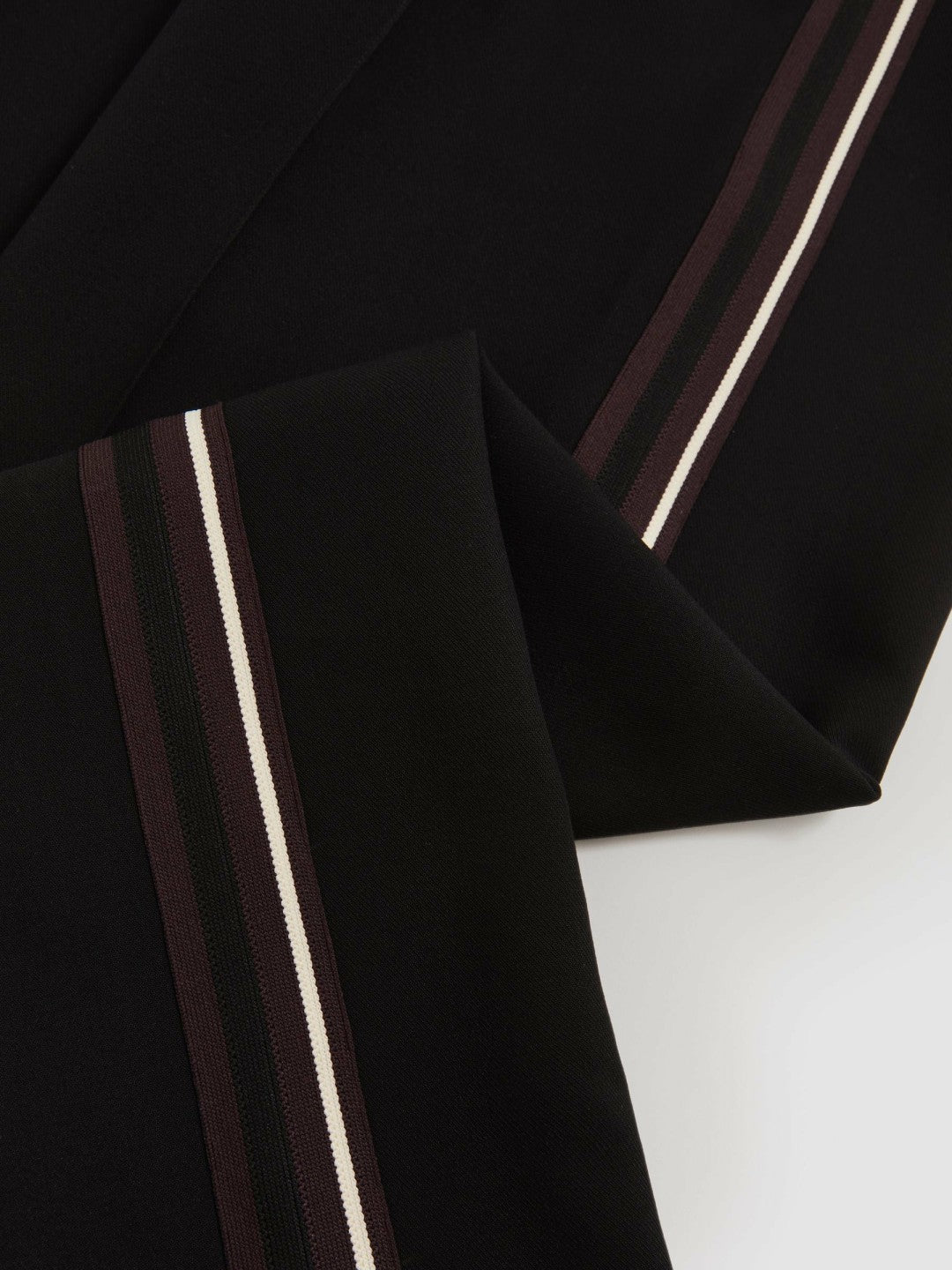 Side-Stripe Wide-Leg Trousers Black | Women
