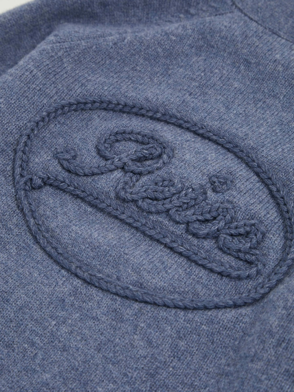 3-9 yrs Wool Embroidered-Logo Cardigan Dark Airforce Blue | Children & Baby