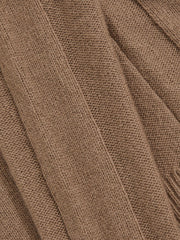 9-13 yrs Wool-Cashmere Reverse-Seam Jumper Camel | Children & Baby