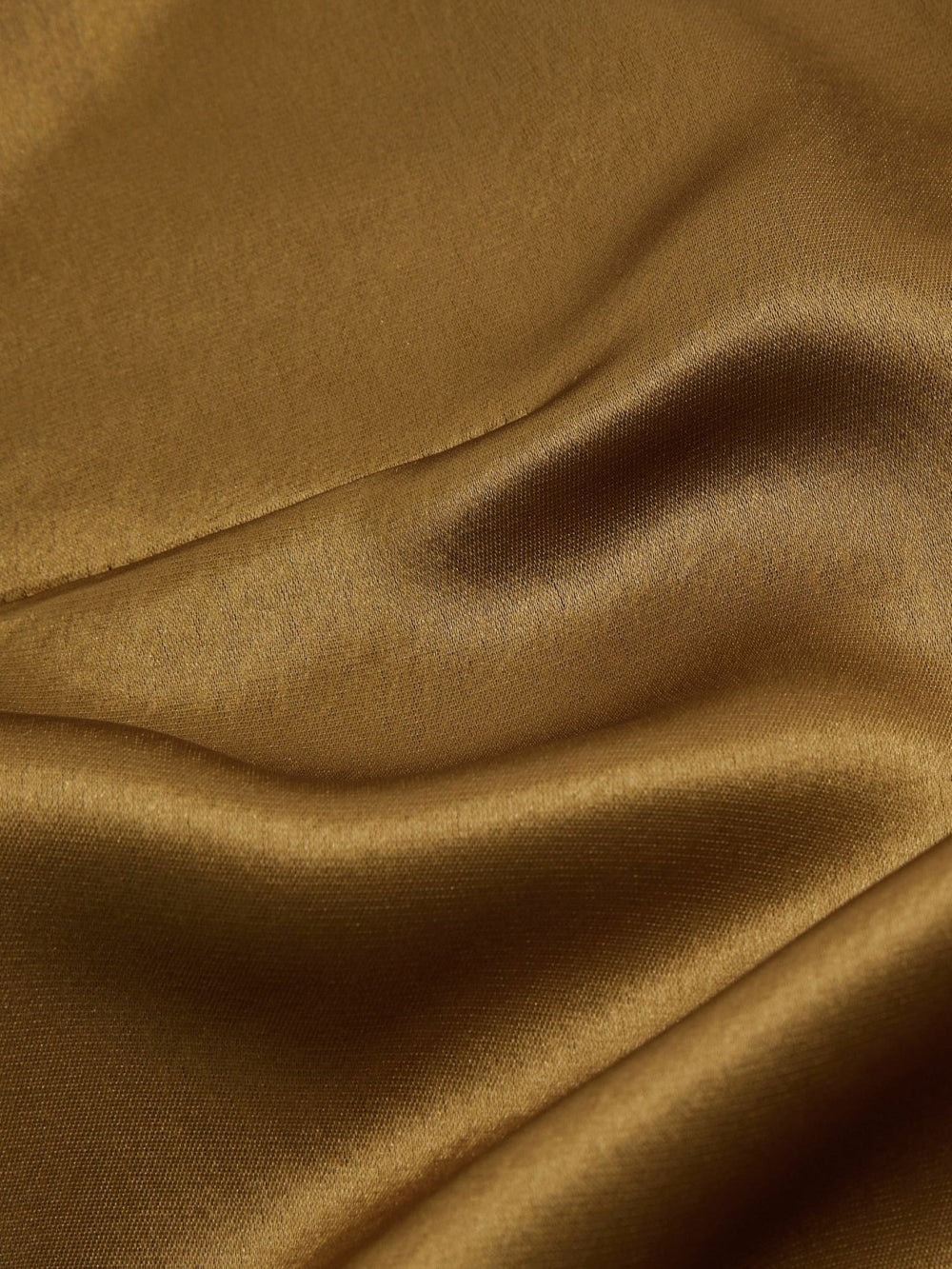 Acler Draped Satin Mini Dress Gold Moss | Women