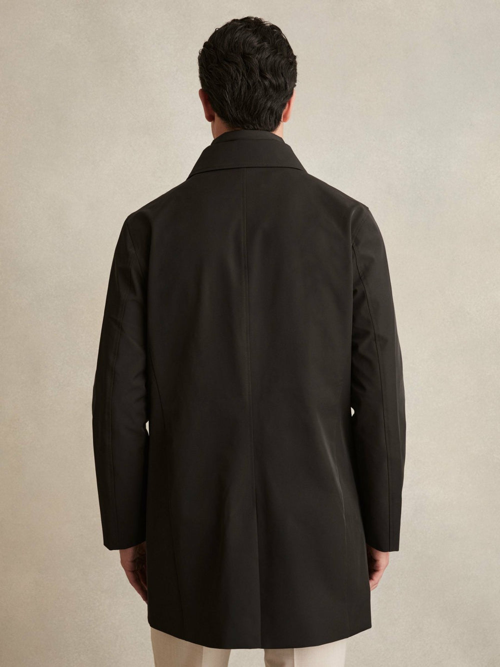 Hybrid Removable Funnel Neck Overcoat Brown | Men